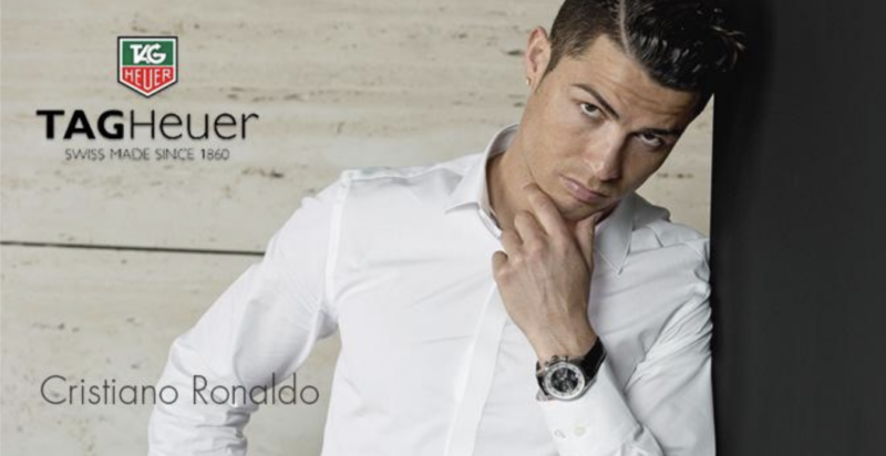 RONALDO AMBASCIATORE TAG HEUER
