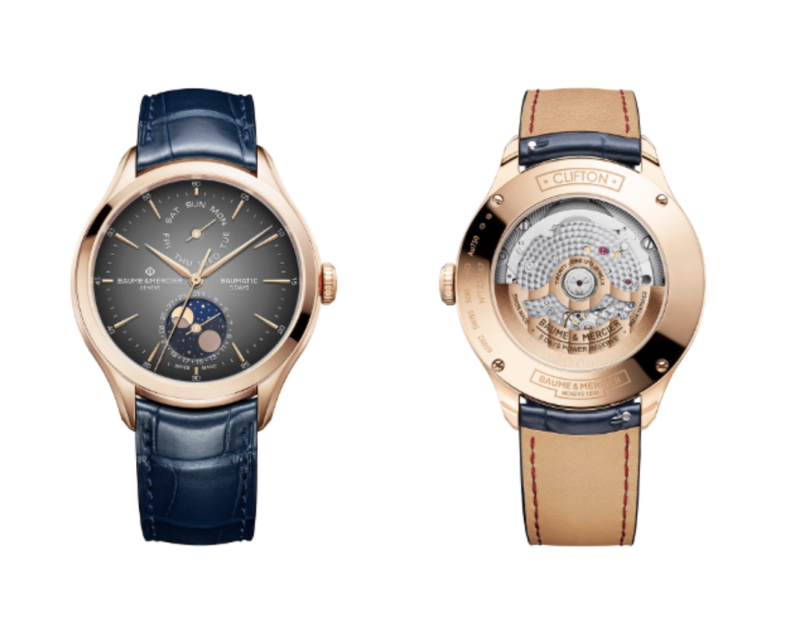 CLIFTON BAUMATIC DAY DATE MOON PHASE