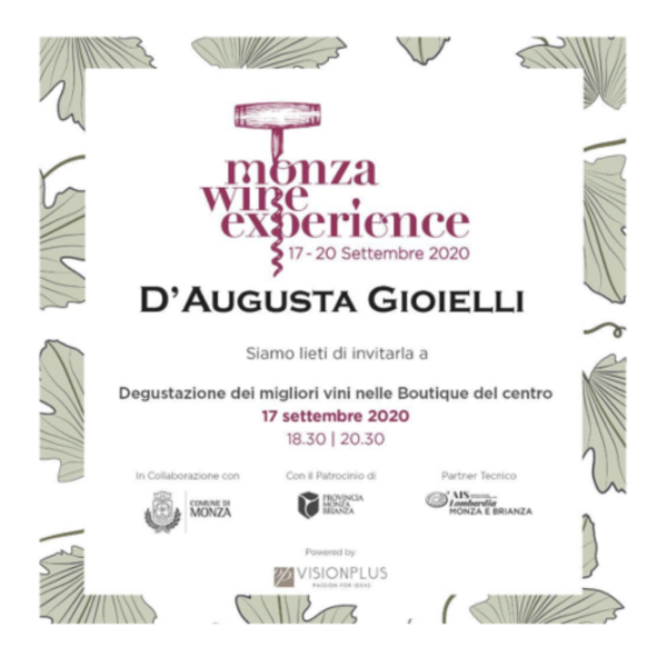D’AUGUSTA MONZA WINE EXPERIENCE 2020